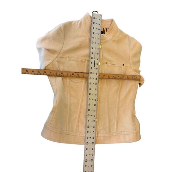 Etcetera Textured Cream Fitted Jacket – Size 8 - Picture 10 of 10